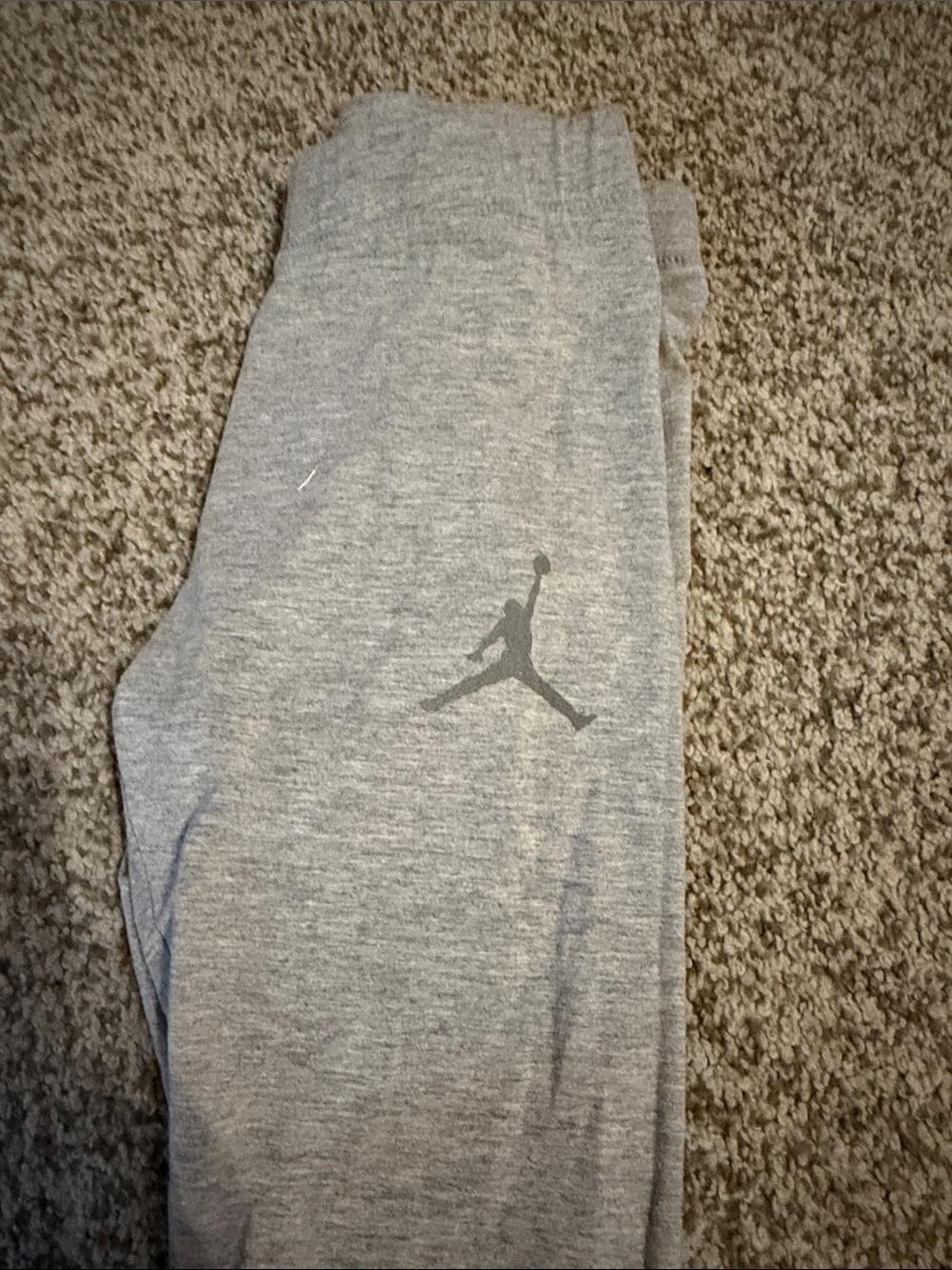 Jordan Kids Heather Gray Leggings with Jumpman